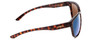Side View of Smith Monterey Cateye Sunglasses Tortoise & CP Glass Polarized Green Mirror 58mm