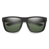 Smith Barra Classic Sunglasses Matte Black & ChromaPop Polarized Gray Green 59mm