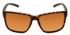 Front View of Smith Emerge Unisex Sunglasses Matte Tortoise Havana Gold/CP Polarize Brown 60mm