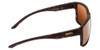 Side View of Smith Emerge Unisex Sunglasses Matte Tortoise Havana Gold/CP Polarize Brown 60mm