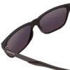 Close Up View of Smith Lowdown Steel Unisex Classic Sunglasses Matte Black/CP Polarize Black 56mm