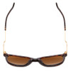 Top View of Smith Roam Unisex Classic Sunglasses Tortoise Havana Gold/CP Polarize Brown 53mm