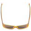Top View of Kate Spade Paxton Lady Polarized Sunglasses Tortoise Saffron Caramel/Brown 53 mm