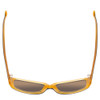 Top View of Kate Spade Paxton Lady Polarized Sunglasses Tortoise Saffron Caramel/Brown 53 mm