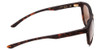 Side View of Smith Eastbank Unisex Round Sunglasses Matte Tortoise Gold/Polarized Brown 52 mm