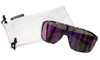 Smith Boomtown.5-Rimless Sunglasses Black Marble/CP Polarized Violet Mirror 99mm