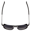 Top View of Under Armour Instinct Pursuit Designer Sunglasses in Black/Grey Polarized 55 mm