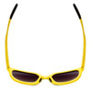 Top View of Bolle Talent Lady Classic Polarized Sunglasses Matte Chartreuse Yellow/Grey 51mm
