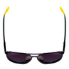 Top View of Police SPL586 Square Polarized Sunglasses in Green Marine Yellow/Grey Smoke 57 mm