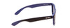 Side View of Coyote FP-35 Men Square Designer Polarized Sunglasses Matte Black Blue/Grey 50mm