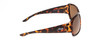 Side View of Coyote FP-88 Women Cateye Designer Polarized Sunglasses Dark Tortoise/Brown 59mm