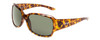 Profile View of Coyote FP-88 Women Cateye Designer Polarized Sunglasses Tokyo Tortoise/Grey 59mm