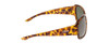 Side View of Coyote FP-88 Women Cateye Designer Polarized Sunglasses Tokyo Tortoise/Grey 59mm