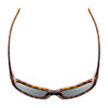 Top View of Coyote FP-88 Women Cateye Designer Polarized Sunglasses Tokyo Tortoise/Grey 59mm