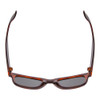 Top View of Coyote Nomad Unisex Full Rim Designer Polarized Sunglasses in Tortoise/G15 49 mm