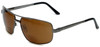 Grand Banks Polarized Bi-Focal Readers: 476BF in Gun-Metal & Amber