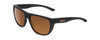 Profile View of Smith Barra Unisex Classic Sunglasses Forest Green/ChromaPop Polarize Brown 59mm