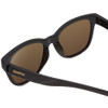 Smith Caper Women Cateye Sunglasses in Black/ChromaPop Polarized Gray Green 53mm