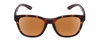 Front View of Smith Optic Caper Ladies Cateye Sunglasses Tortoise Gold/CP Polarized Brown 53mm