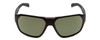 Smith Deckboss Unisex Rectangle Sunglasses in Black/CP Polarized Gray Green 63mm