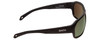 Smith Deckboss Unisex Rectangle Sunglasses in Black/CP Polarized Gray Green 63mm