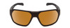 Front View of Smith Deckboss Unisex Sunglasses Gravy Grey/CP Polarized Bronze Mirror Gold 63mm