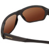 Close Up View of Smith Deckboss Unisex Sunglasses Gravy Grey/CP Polarized Bronze Mirror Gold 63mm