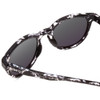 Close Up View of Smith Eastbank Sunglasses Black Marble Tortoise/CP Polarized Purple Mirror 52 mm