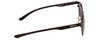 Side View of Smith Eastbank Metal Unisex Round Sunglasses Matte Black/ChromaPop Polarize 52mm