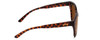 Side View of Smith Era Women Cateye Sunglasses in Tortoise/CP Polarized Rose Gold Mirror 55mm