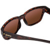 Close Up View of Smith Joya Ladies Sunglasses Tortoise Brown Gold/CP Polarized Green Mirror 56 mm
