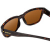 Close Up View of Smith Joya Ladies Square Sunglasses Tortoise Havana Gold/CP Polarized Brown 56mm