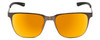 Front View of Smith Lowdown Metal Sunglasses Brushed Gun/CP Polarized Bronze Mirror Gold 54 mm