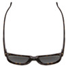 Top View of Smith Lowdown Slim 2 Sunglasses in Tortoise Brown Gold/Polarized Gray Green 53mm