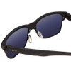 Close Up View of Smith Lowdown Split Unisex Classic Sunglasses in Black/ChromaPop Polarized 56 mm