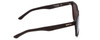 Side View of Smith Lowdown Steel XL Unisex Classic Sunglasses Black/ChromaPop Polarized 59 mm