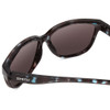 Close Up View of Smith Monterey Cateye Sunglasses in Tortoise/CP Glass Polarized Blue Mirror 58mm