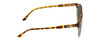 Side View of Smith Questa Ladies Round Sunglass Amber Brown Tortoise/Polarize Gray Green 50mm