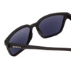 Close Up View of Smith Shoutout Unisex Retro Sunglasses in Matte Black/ChromaPop Polarized 57 mm