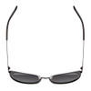 Top View of Smith Somerset Women Cateye Designer Sunglasses Gloss Black/Polarized Gray 53 mm