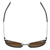 Top View of Smith Somerset Women Cateye Sunglasses Black/ChromaPop Polarized Gray Green 53mm
