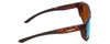 Side View of Smith Barra Classic Sunglasses in Tortoise/ChromaPop Polarized Green Mirror 59mm