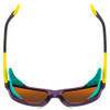 Top View of Smith Embark Sunglasses Purple Cinder Hi Viz/CP Polarized Opal Blue Mirror 58 mm