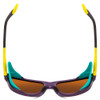 Top View of Smith Embark Sunglasses Purple Cinder Hi Viz/CP Polarized Opal Blue Mirror 58 mm