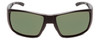 Front View of Smith Guides Choice Unisex Sunglasses Black /ChromaPop Polarized Gray Green 62mm