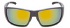 Front View of Smith Guides Choice Sunglasses Cement Grey/ChromaPop Polarized Green Mirror 62mm