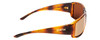 Side View of Smith Guide Choice Sunglasses Tortoise/CP Glass Polarize Bronze Mirror Gold 62mm