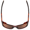Top View of Smith Longfin Sunglasses in Tortoise/ChromaPop Glass Polarized Green Mirror 59mm