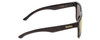 Side View of Smith Lowdown Xl 2 Unisex Classic Sunglasses Black/ChromaPop Polarized Gold 60mm