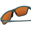 Close Up View of Smith Pinpoint Sunglasses in Spruce Green/ChromaPop Polarized Bronze Mirror 59mm